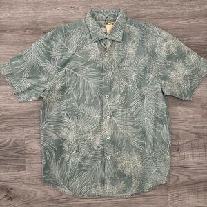 Tommy Bahama Men's 100% Cotton Short Sleeve Button Down Shirt - M